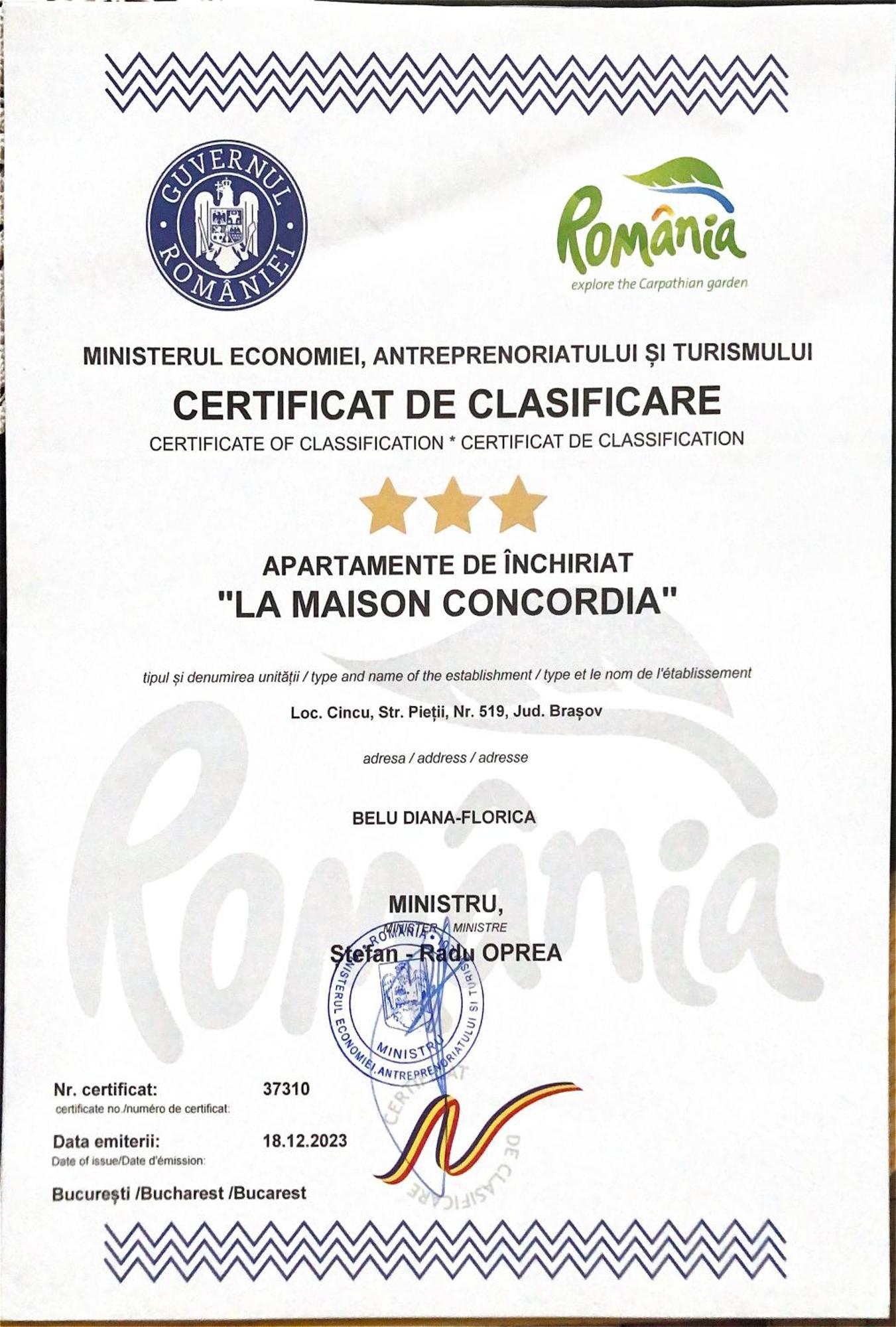 ,, La Maison Concordia " Cincu 外观 照片